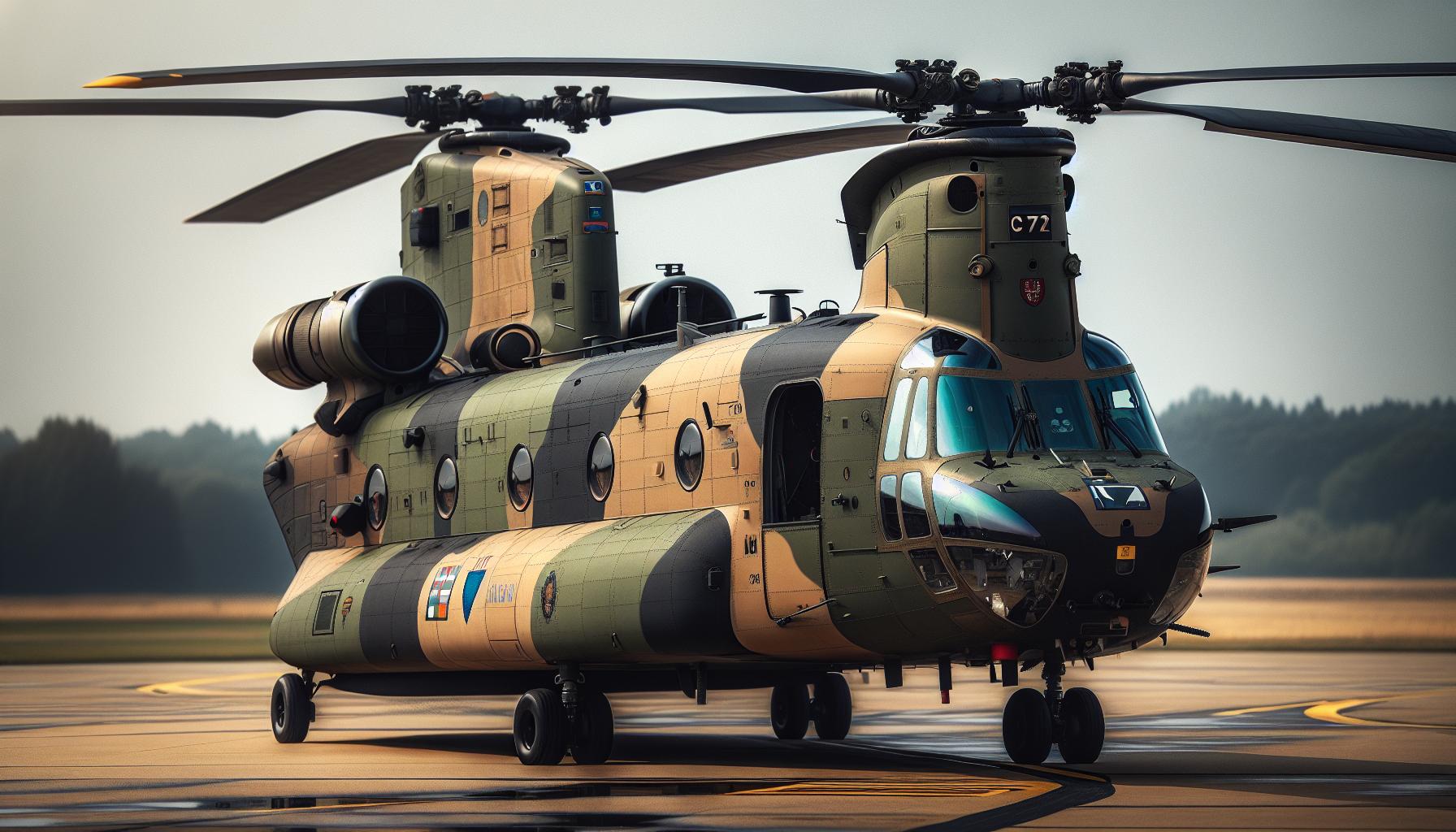 What Does a Chinook Helicopter Look Like? Twin-Rotor Design 2 Chinook Helicopter Colors and Markings Explained