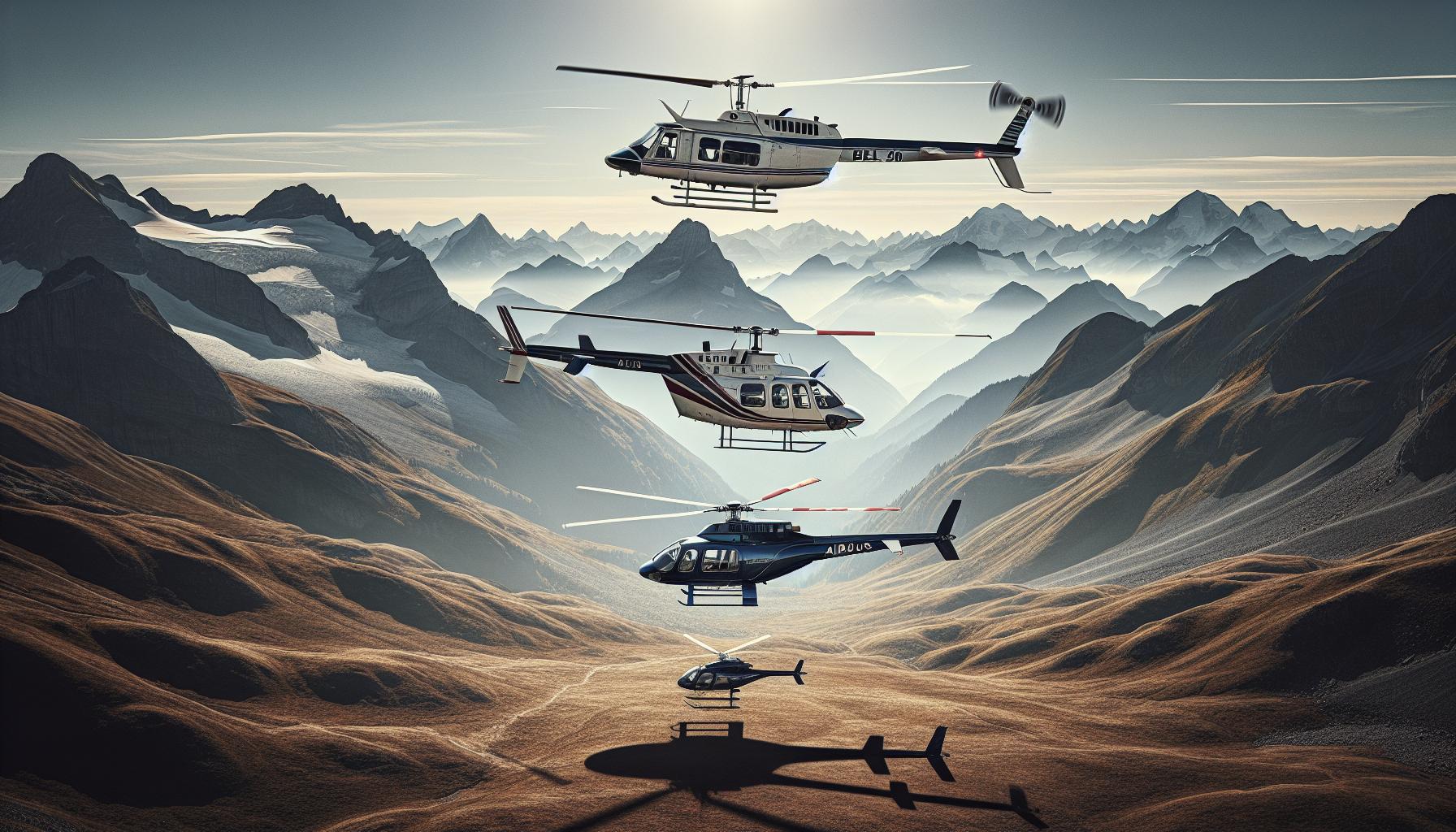 Common Helicopter Models and Their Altitude Specs