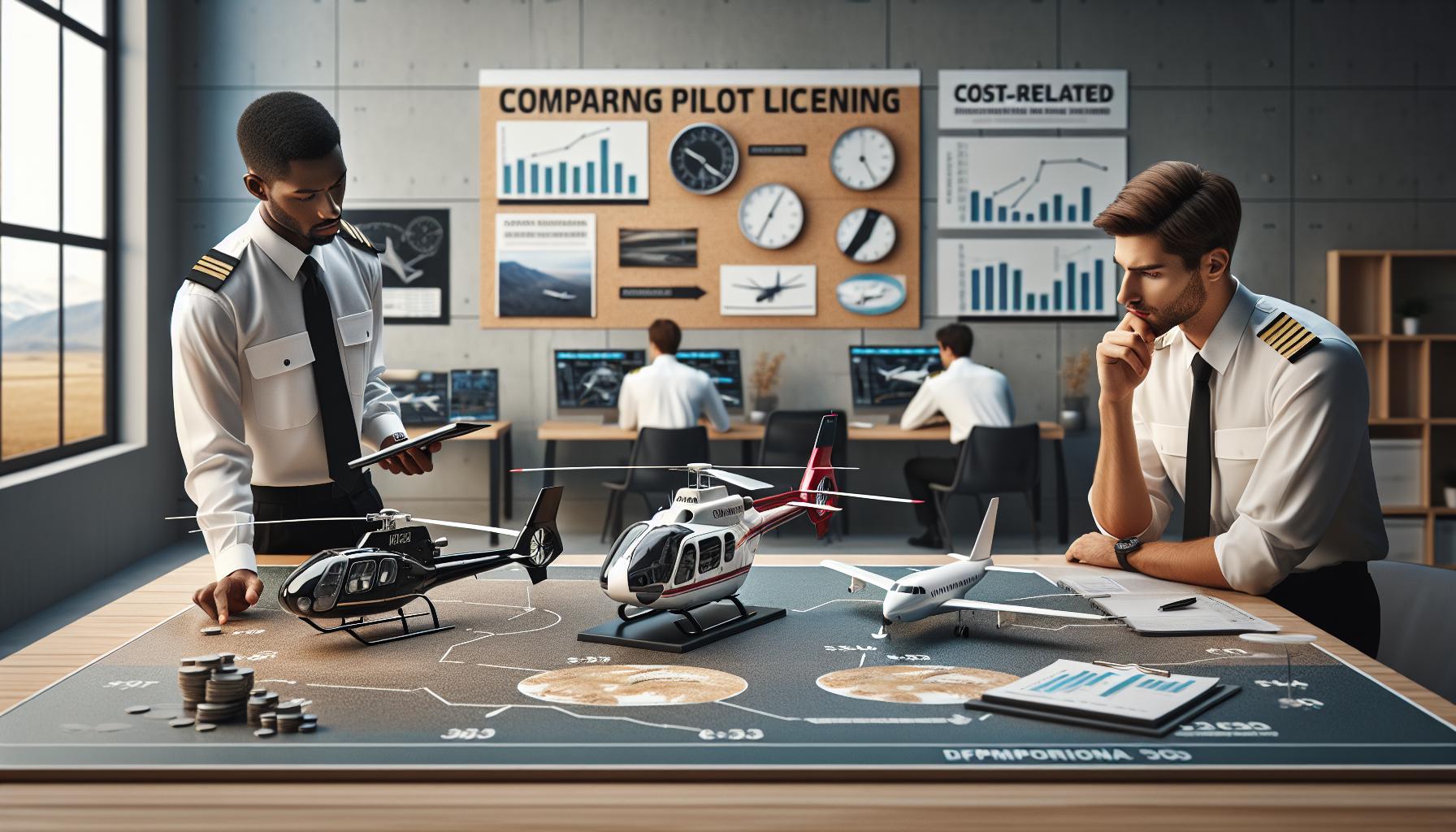 How Expensive Is a Helicopter License? Total Cost Breakdown 4 Comparing Costs: Helicopter vs. Other Pilot Licenses