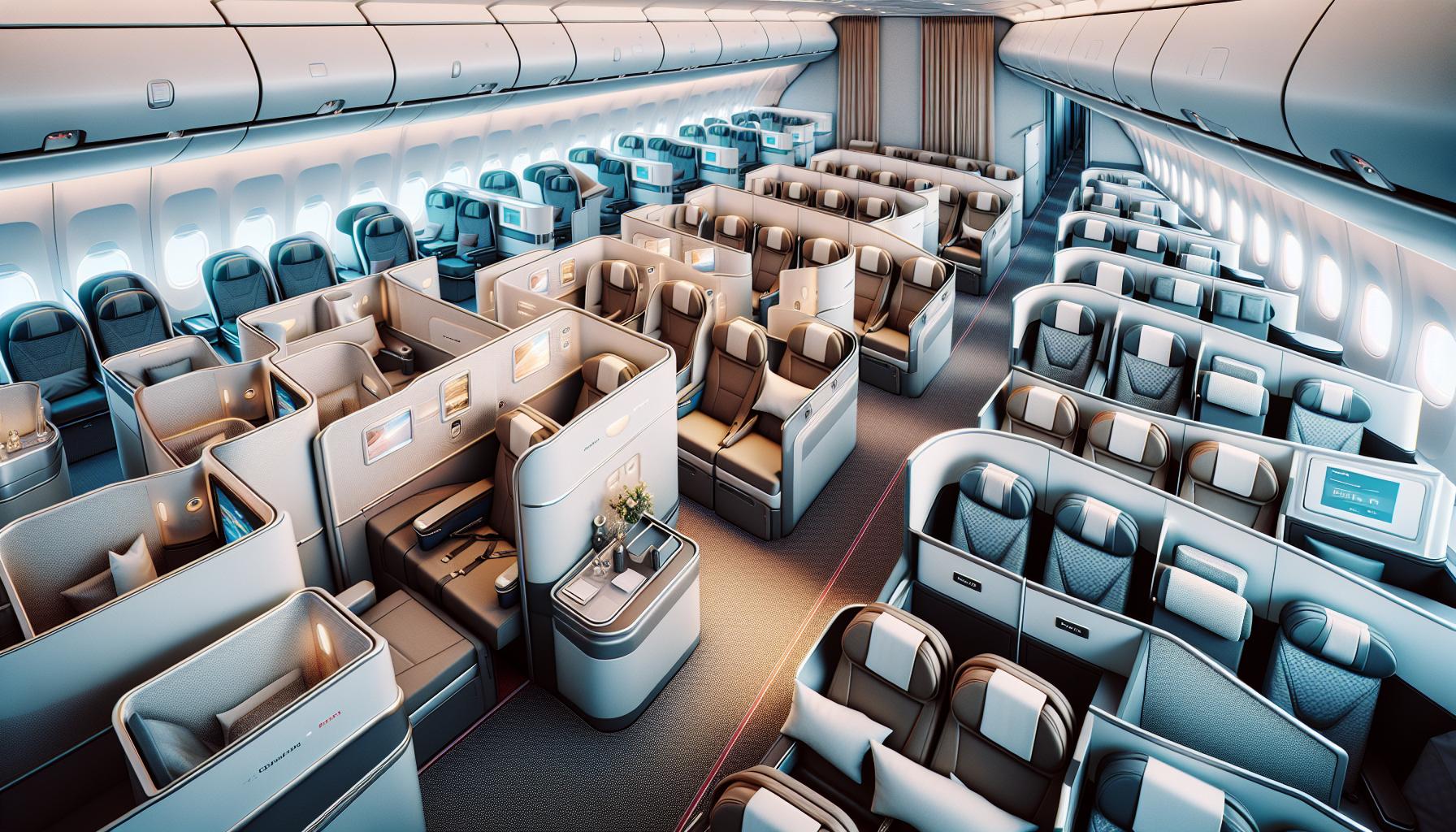 Different Configurations for Passenger Seating
