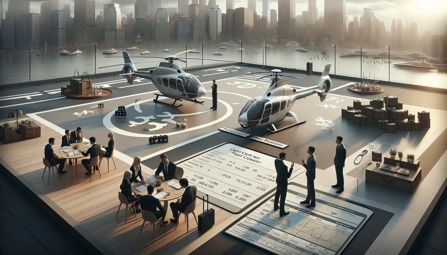 Factors That Influence Helicopter Rental Prices