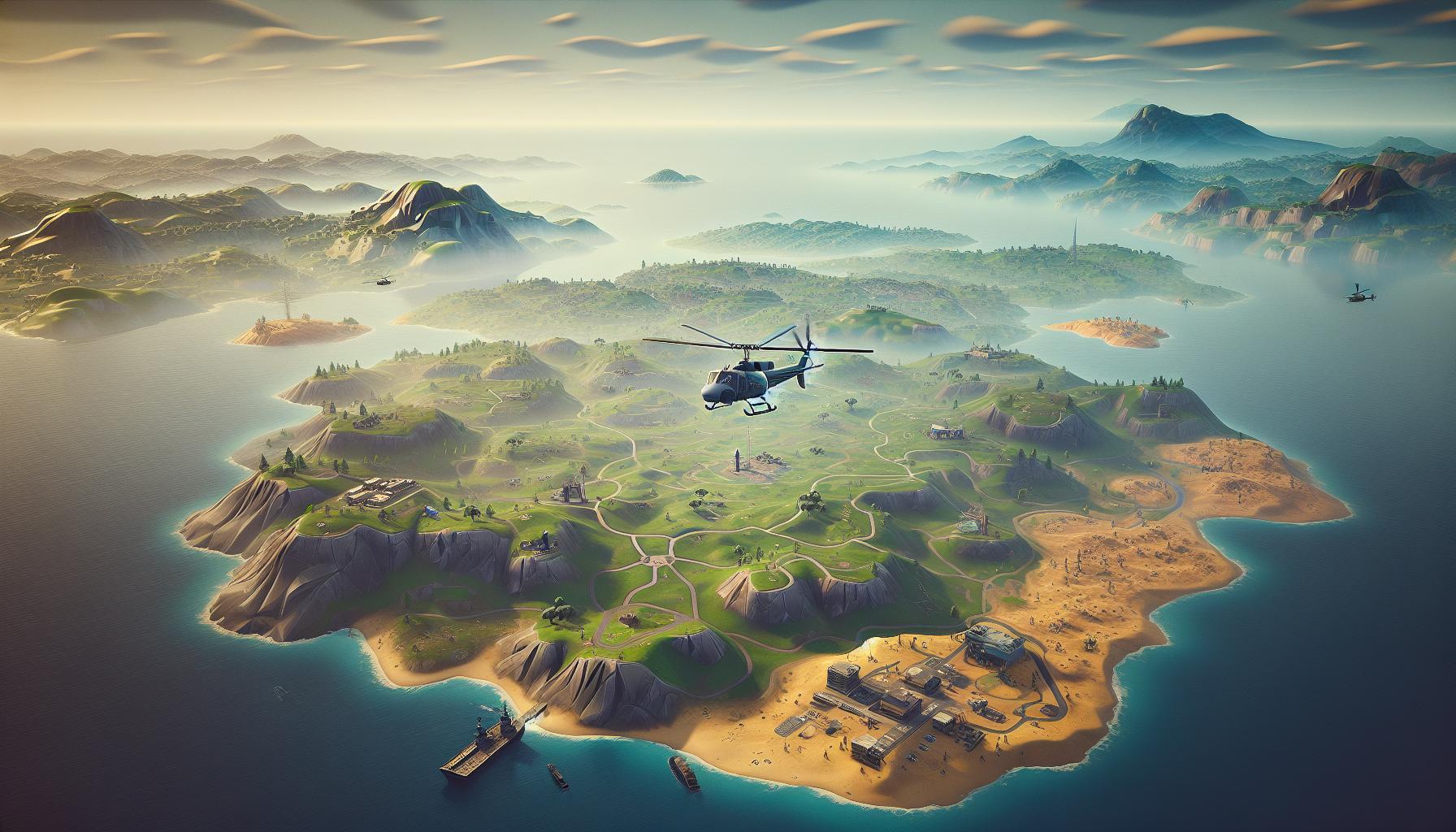 Navigating Fortnite's Map for Optimal Helicopter Tactics