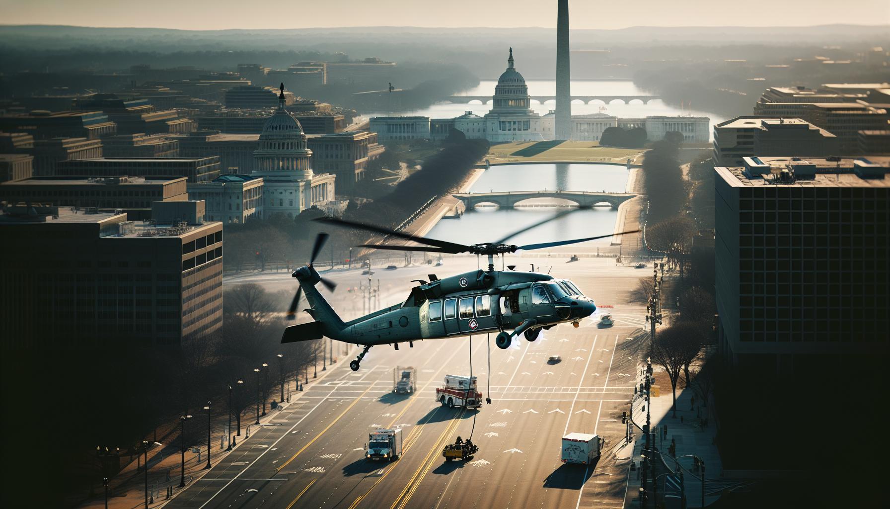 What Was the Helicopter Doing in DC? Mission Details 1 What Was the Helicopter Doing in DC? Mission Details
